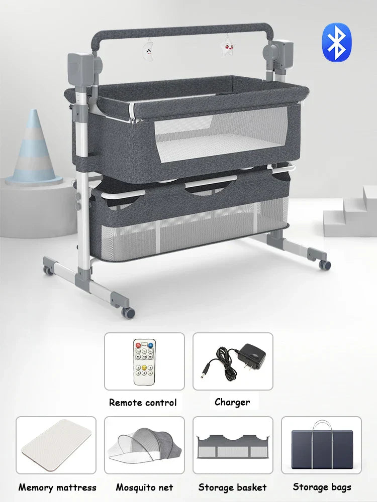Barnsäng 3-i-1 Bedside Crib